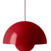 FLOWERPOT VP2 - PENDEL - VERMILION RØD
