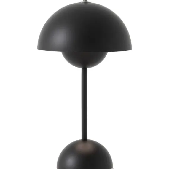 FLOWERPOT VP9 - PORTABLE BORDLAMPE - MAT SORT