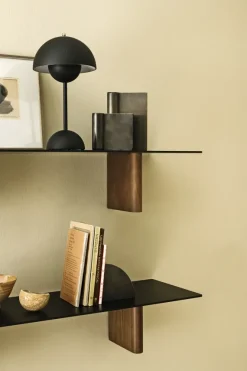 FLOWERPOT VP9 - PORTABLE BORDLAMPE - MAT SORT