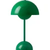 FLOWERPOT VP9 - PORTABLE BORDLAMPE - SIGNAL GRØN