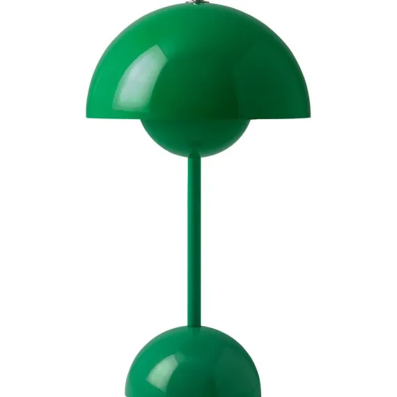 FLOWERPOT VP9 - PORTABLE BORDLAMPE - SIGNAL GRØN