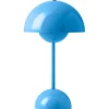 FLOWERPOT VP9 - PORTABLE BORDLAMPE - SWIM BLÅ