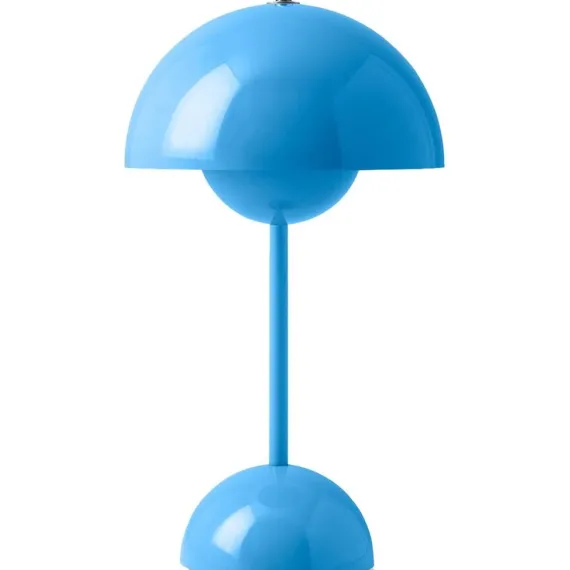 FLOWERPOT VP9 - PORTABLE BORDLAMPE - SWIM BLÅ