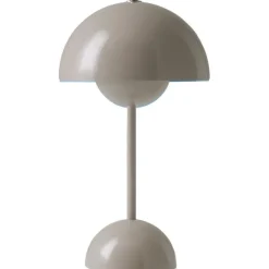FLOWERPOT VP9 - PORTABLE BORDLAMPE - GREY BEIGE