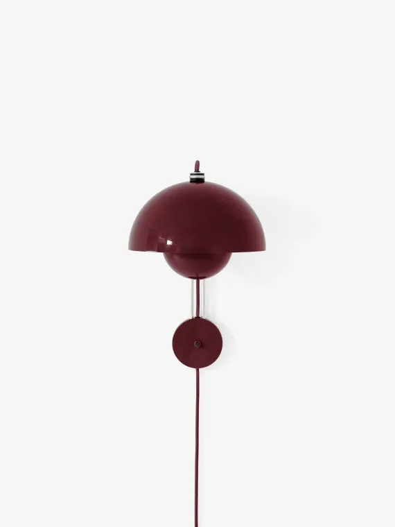 FLOWERPOT VP8 - VÆGLAMPE - DARK PLUM