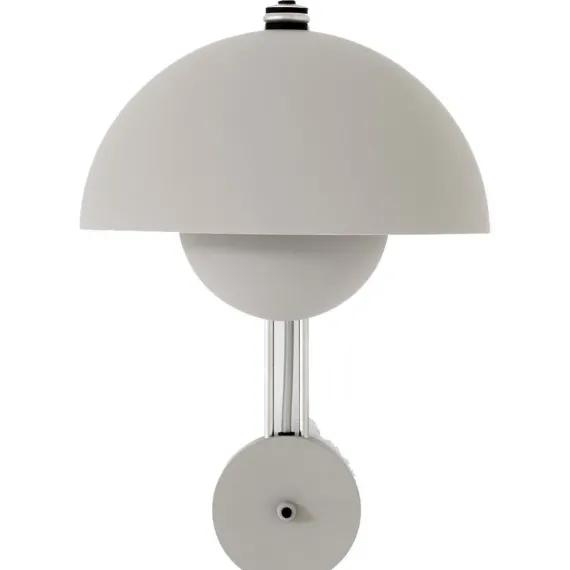FLOWERPOT VP8 - VÆGLAMPE - MAT LIGHT GREY
