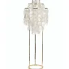 Fun 1STM - gulvlampe i perlemor og messing af Verner Panton
