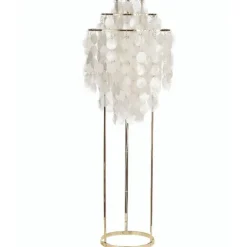 Fun 1STM - gulvlampe i perlemor og messing af Verner Panton