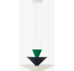 GIO LN14 - PENDEL Ø60 - SIGNAL GREEN, DEEP BLUE OG ECRU WHITE