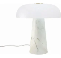 GLOSSY MINI BORDLAMPE HVID MARMOR