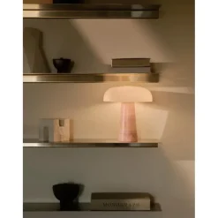 GLOSSY MINI BORDLAMPE PINK JADE