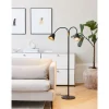 HYGGE GULVLAMPE 2 ARME GRADIT SORT GU10