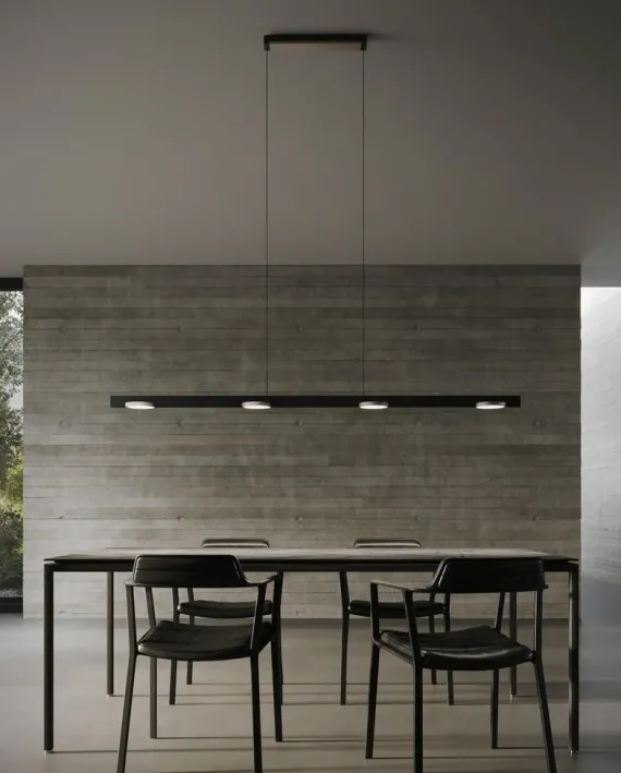 INLAY S1800 LINEAR DISC - MATT BLACK/SATIN SILVER
