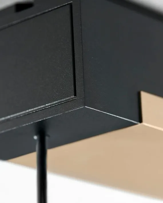 INLAY S1400 LINEAR MB/SG - MATT BLACK/SATIN GOLD