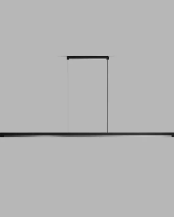 INLAY S1900 LINEAR MB/SS - MATT BLACK/SATIN SILVER