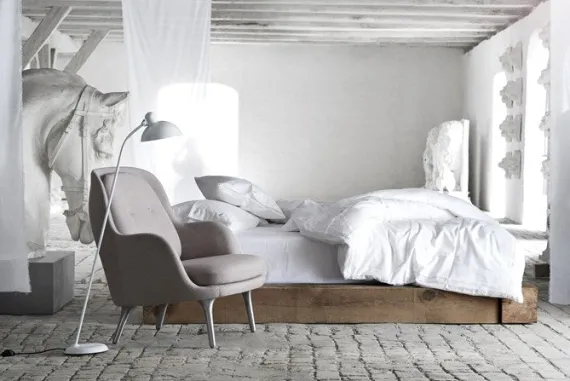 KAISER IDELL 6556-F GULVLAMPE - HVID