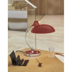 KAISER IDELL 6631-T LUXUS BORDLAMPE - VENETIAN RED
