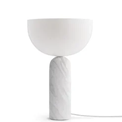 Kizu Bordlampe Hvid Marmor Large - New Works