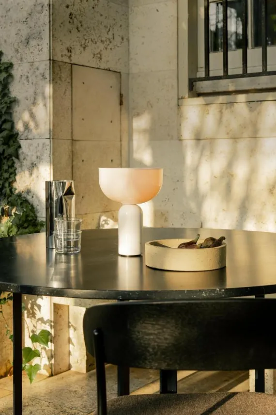 KIZU BORDLAMPE PORTALBE GRÅ 21712
