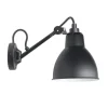Lampe Gras 104 Væglampe - Sort Stål, Justerbar Arm (E27)