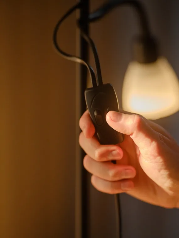 Lauria | Gulvlampe | Sort