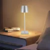 LED bordlampe Inde/ude - Stål/Sølv, touch dæmpbar, CCT, IP54 udendørs - Lampeagenten