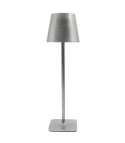 LED bordlampe Inde/ude - Stål/Sølv, touch dæmpbar, CCT, IP54 udendørs - Lampeagenten