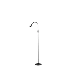 Ledro - Gulvlampe Dæmpbar - Sort - Belid
