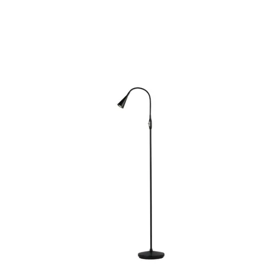 Ledro - Gulvlampe Dæmpbar - Sort - Belid