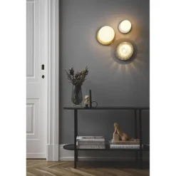 LIILA 1 LARGE VÆGLAMPE IP44 NORDISK GULD/KLAR