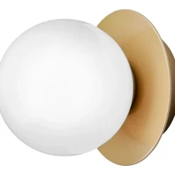 LIILA 1 LILLE VÆGLAMPE IP44 NORDISK GULD/OPAL