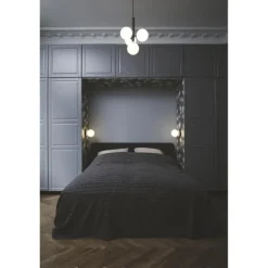 LIILA 1 MEDIUM VÆGLAMPE IP44 LYS SØLV/OPAL