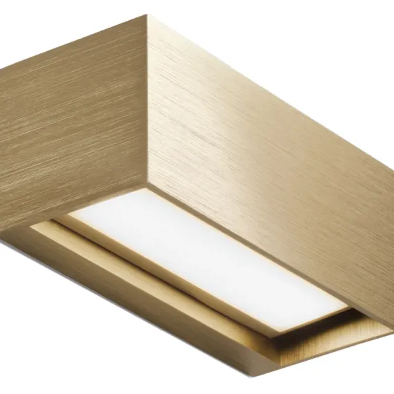LINEA W1 VÆGLAMPE BRASS L150 SWITCH TUNE