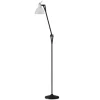 Luxy F1 Gulv Sort / Mat Hvid - Gulvlampe