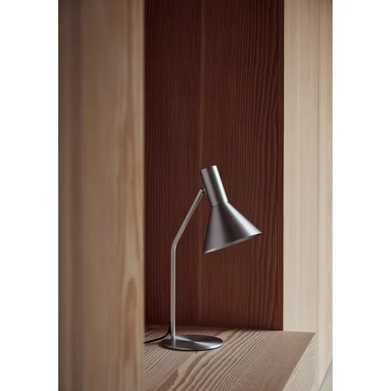 LYSS BORDLAMPE BØRSTET ALUMINIUM