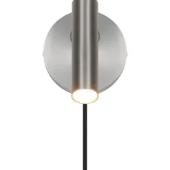 MAKOTO G9 SATIN KROM VÆGLAMPE
