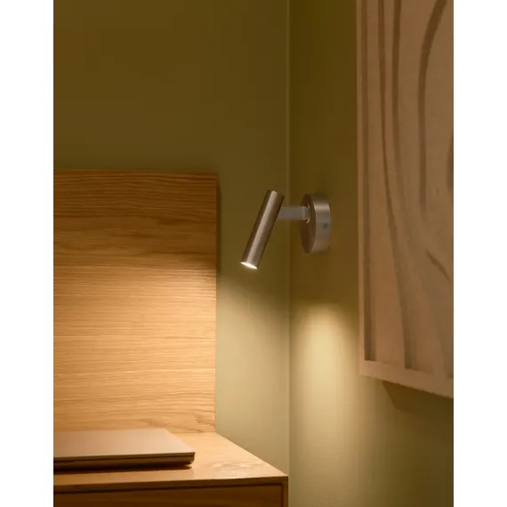 MAKOTO G9 SATIN KROM VÆGLAMPE