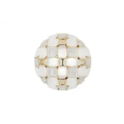 Mida Plafond Ø50 Hvid/guld - Loftlampe