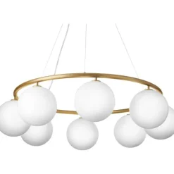 MIIRA 8 CIRKULÆR PENDEL MESSING/OPAL