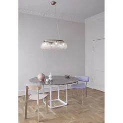 MIIRA 6 CIRKULÆR PENDEL MESSING/KLAR
