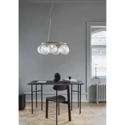 MIIRA 6 CIRKULÆR PENDEL MESSING/KLAR