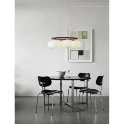 MIIRA 6 CIRKULÆR PENDEL MØRK BRONZE/OPAL