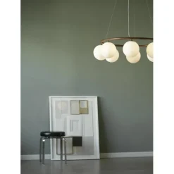 MIIRA 8 CIRKULÆR PENDEL MØRK BRONZE/OPAL