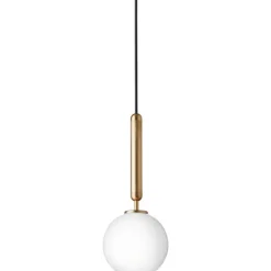 MIIRA 1 PENDEL MESSING/OPAL