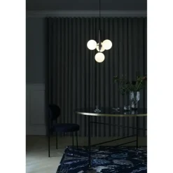 MIIRA 4 PENDEL STENGRÅ/OPAL