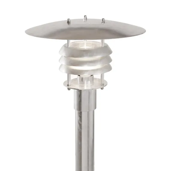 MIKE Bedarmatur - Galvaniseret Stål - Robust udendørslampe