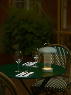 Mirano portable | Bordlampe | Støvet grøn