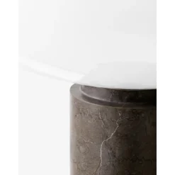 MIST AP17 - BORDLAMPE - GLAS GRIGIO CALDO BASE