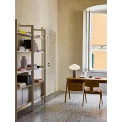 MIST AP17 - BORDLAMPE - GLAS GRIGIO CALDO BASE