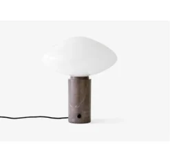 MIST AP17 - BORDLAMPE - GLAS GRIGIO CALDO BASE
